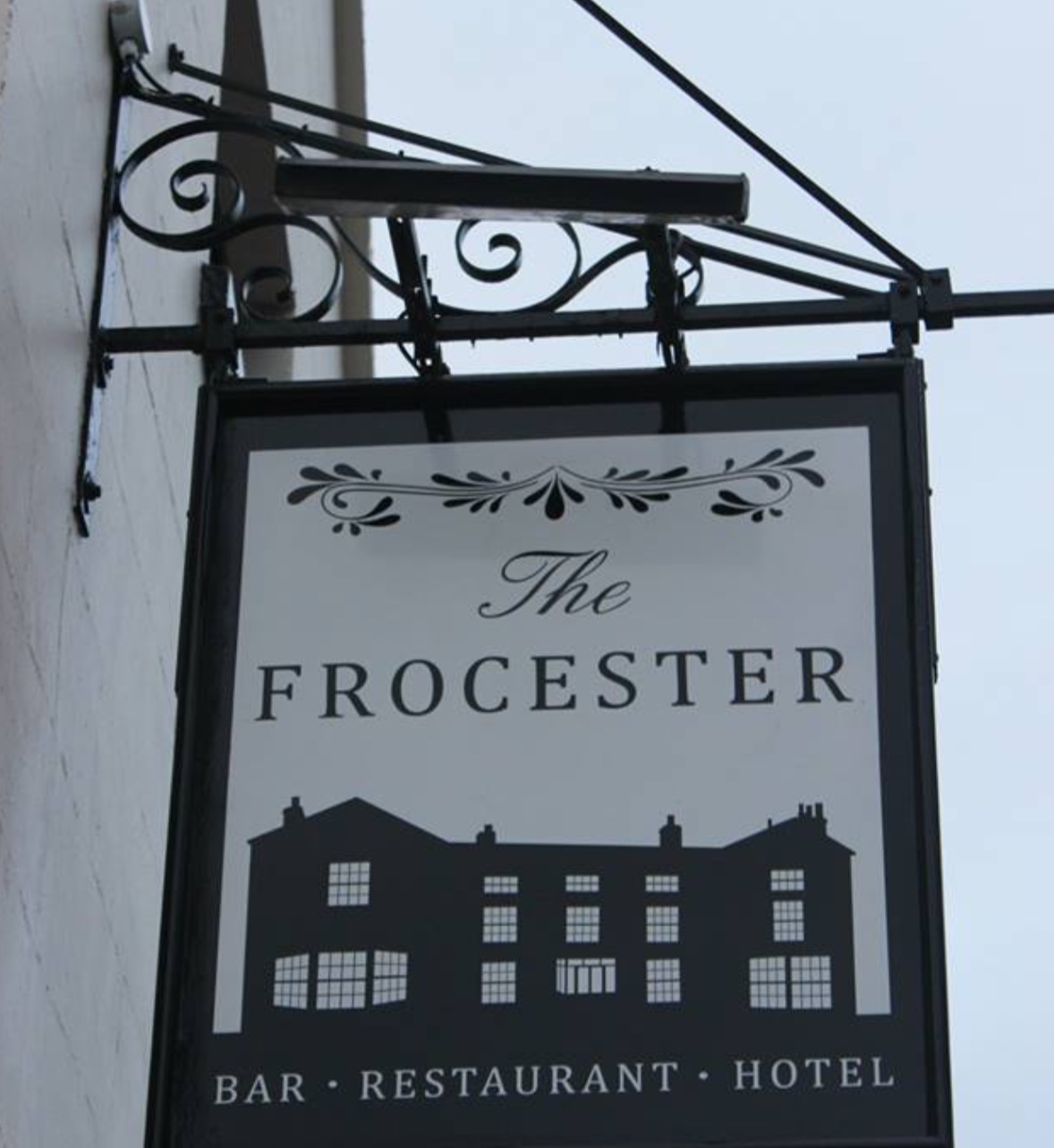 Cotswolds: The Frocester Pub Sign.