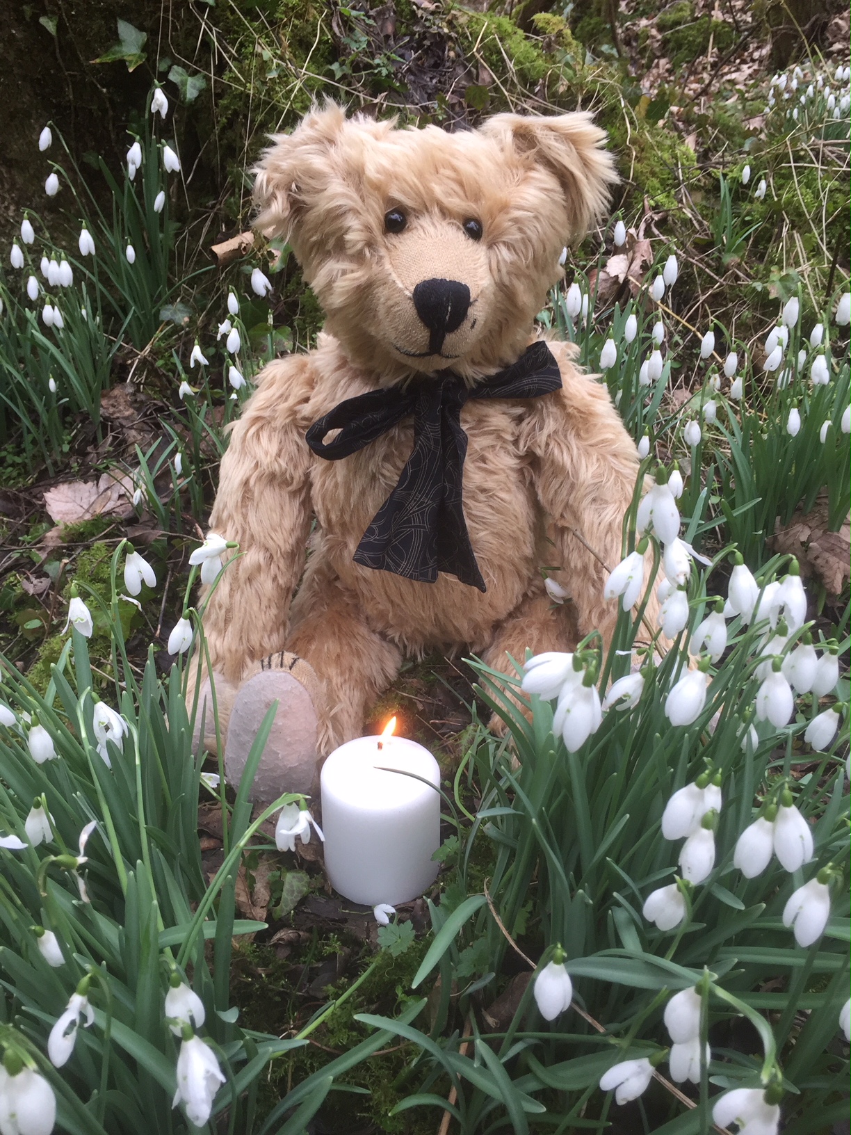 Cotswolds: Lighting a candle for Diddley.