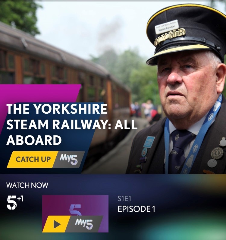 Cotswolds: The Yorkshire Steam Railway: All Aboard. Channel 5.