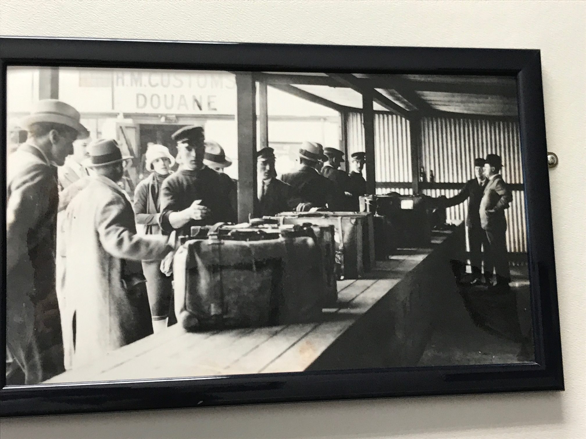 Croydon Airport: Checking Luggage.