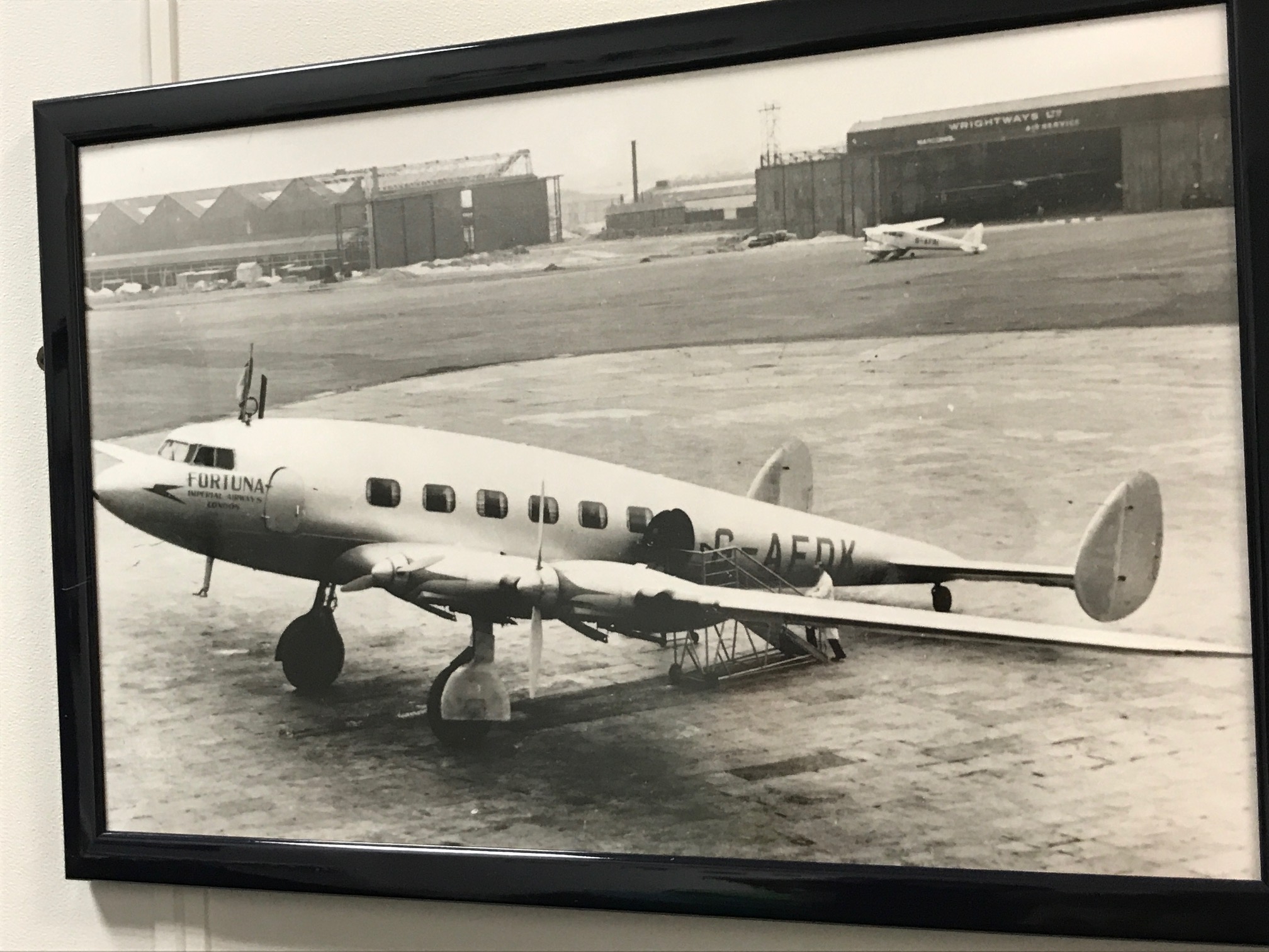 Croydon Airport: De Havilland Albatross. A later Imperial Airways airliner. 22 seats.