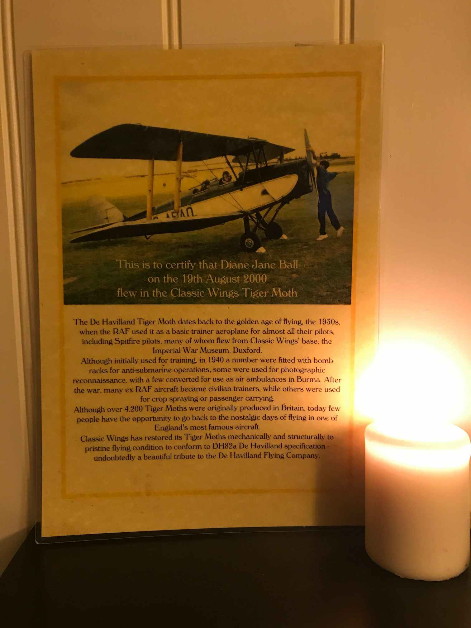 Croydon Airport: Lighting a candle for Diddley.