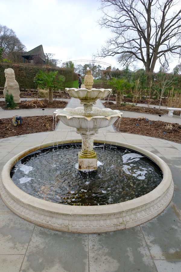 Just Two Hours: New garden with fountain centrepiece.