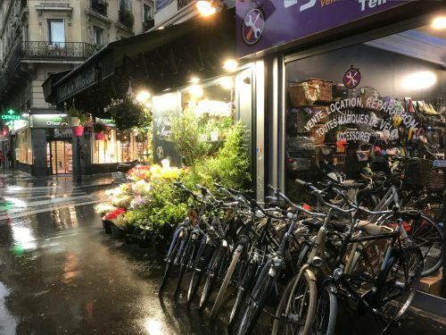 Paris: Flowers ... and Bicycles!