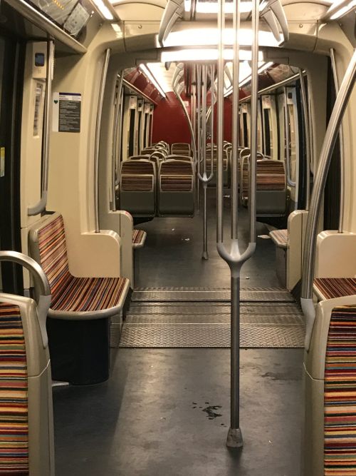 Paris: Inside the Metro. Just Bobby and I.