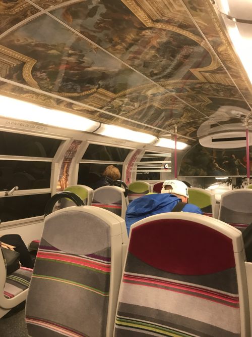 Paris: Artistic train.