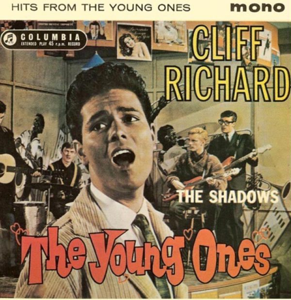 Sir Cliff Richard: "Hits from the Young Ones" Album Cover. Note - in glorious mono!