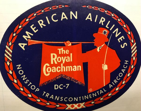 Trevor and Henry: American Airlines: The Royal Coachman. DC-7. USA