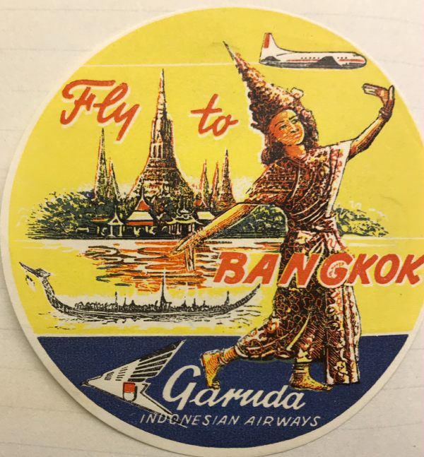 Trevor and Henry: Fly to Bangkok. Garuda. Indonesian Airways.