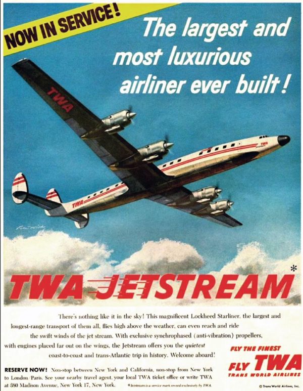 Trevor and Henry: TWA Jetstream Poster.