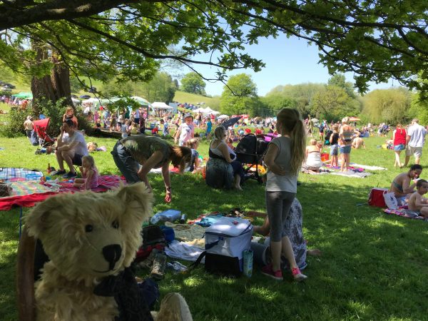 Teddy Bears' Picnic: “Corrr. The crowds are arriving.”