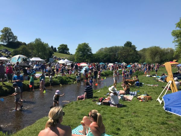 Teddy Bears' Picnic: “Blimey. It's like Brighton Beach on a Bank Holiday. It is Bank Holiday! But it's not bleedin Brighton, is it...”