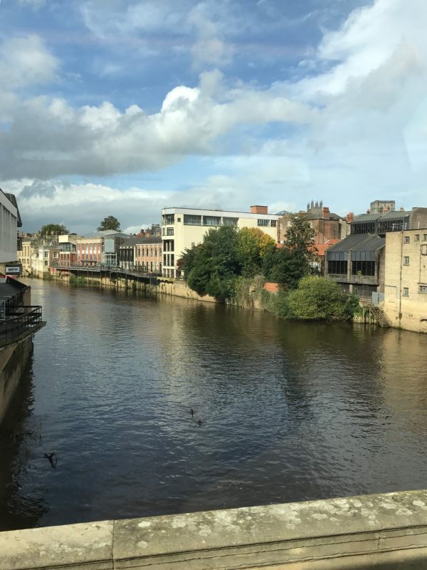840 to Whitby: York. River Ouse.