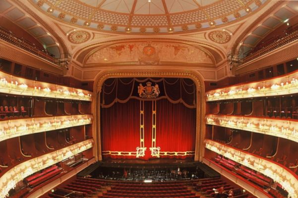 The ballet: The auditorium, Royal Opera House.