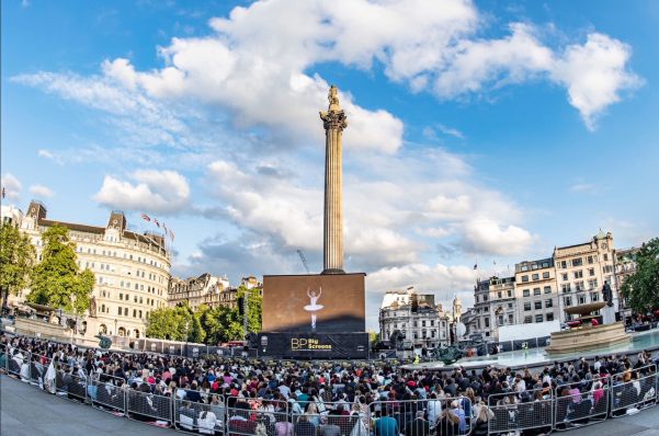 The Ballet: BP Big Screen, Trafalgar Square.