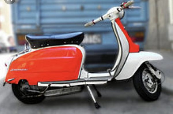 The Footbridge: A Lambretta, imported from Italy via the Milk Dock.