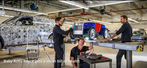 Baby Rolls-Royce gets a clean bill of health!