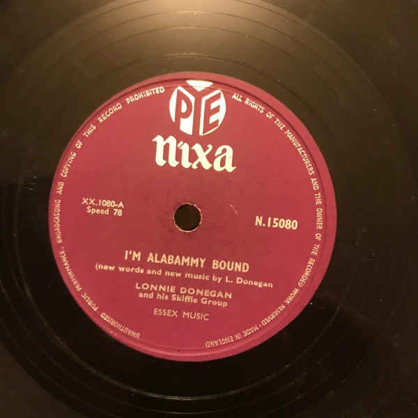 Lonnie Donegan: I'm Alabammy Bound.