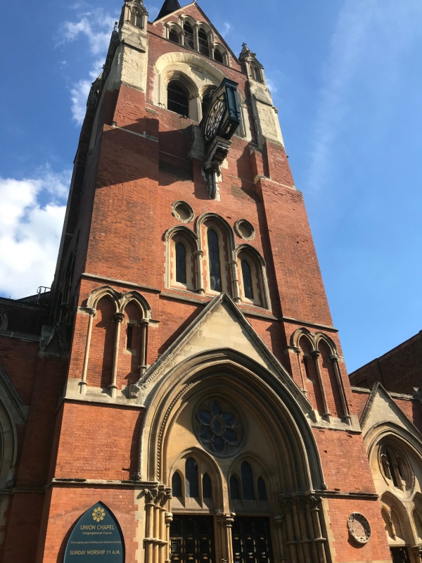 Lonnie Donegan: Lighting a Candle for Diddley - Union Chapel tower.