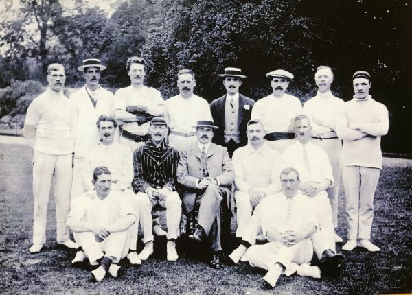 I Woz There: We think this picture was taken in 1901. James Bennett is in the back row, second from the left facing the picture. Wearing a boater. Looking very serious, as they all did in those days. Dorothy was his only child, born in 1899.