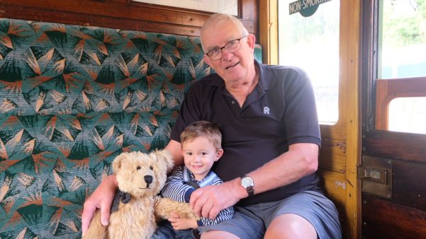 From a Railway Carriage: Never too old (or young) to play on trains!