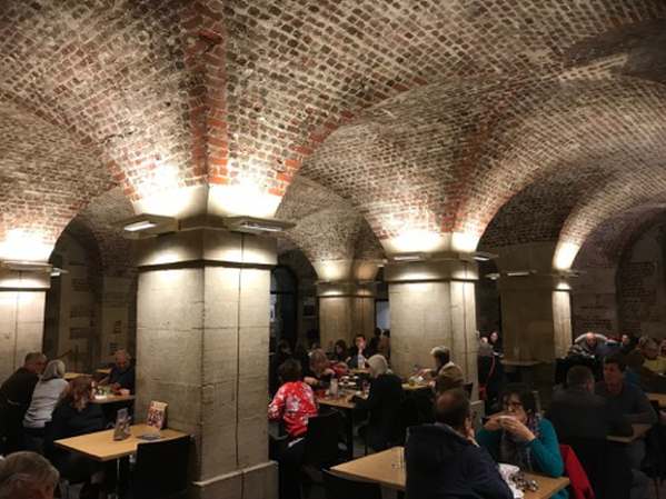 Remembrance Day: Lighting a Candle for Diddley - The Crypt Café. Best venue for apple crumble and custard in London.