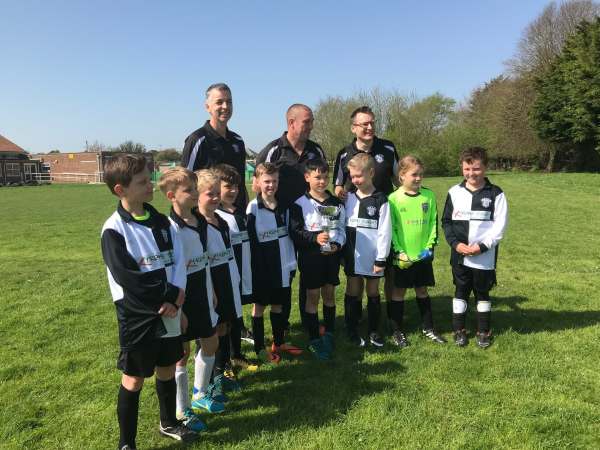 Grassroots football! East Preston Under Nines.