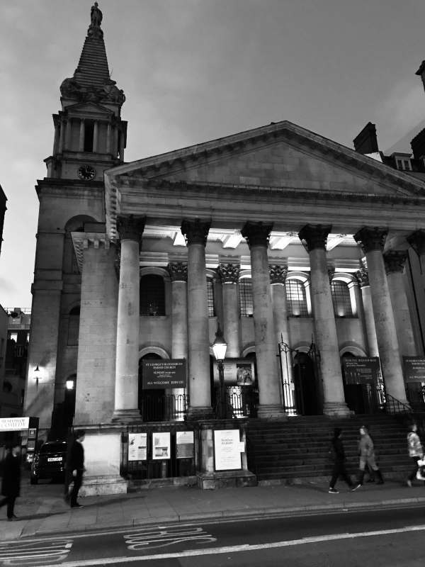 Happy New Year - Lighting a Candle for Diddley: St George’s Bloomsbury.