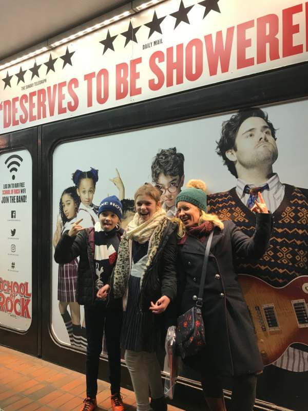 Christmas: School of Rock, New London Theatre.