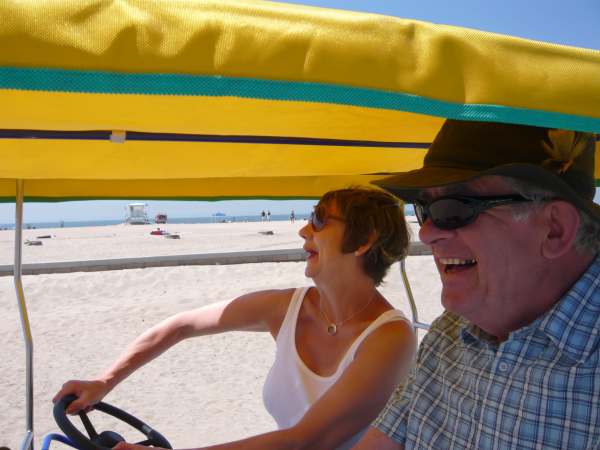 Flirting with GAD (Generalised Anxiety Disorder): Laughing at Santa Monica.
