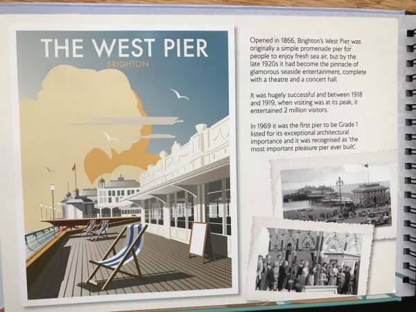 Big Birthday Bash: Information Poster about the West Pier.