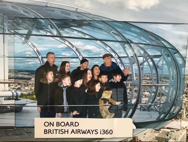 Big Birthday Bash: Souvenir Photo on board the British Airways i360.