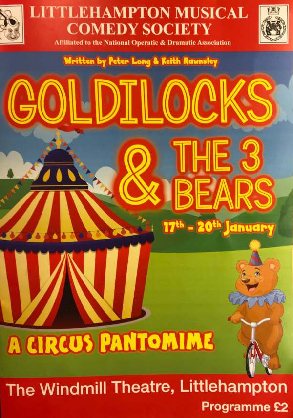 Goldilocks and the Three Bears: And, finally, here is the programme. Just £2. Show that to Drury Lane!
