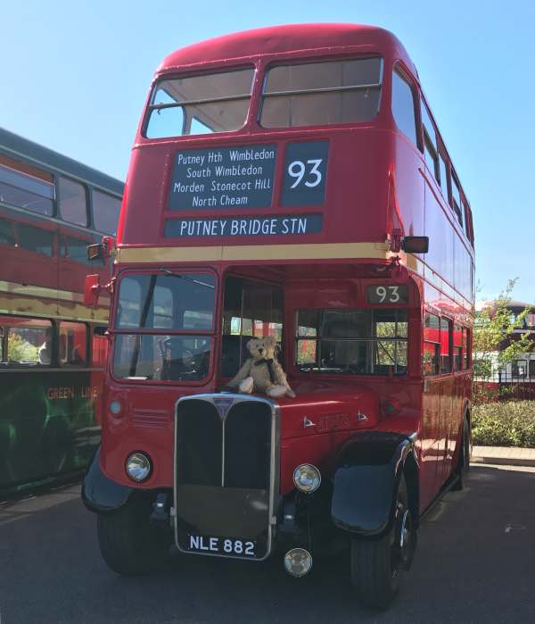 RT3775 NLE 882. Brooklands Museum Day. The 93. The bus Bobby spent more time on than any other.