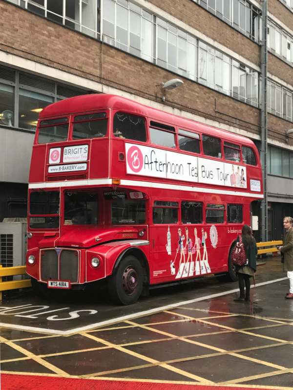 Routemaster: Afternoon tea! Gingham table cloths?