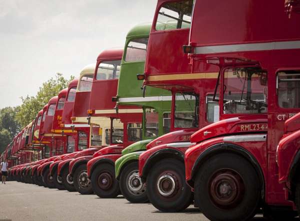 All Routemasters in preservation.