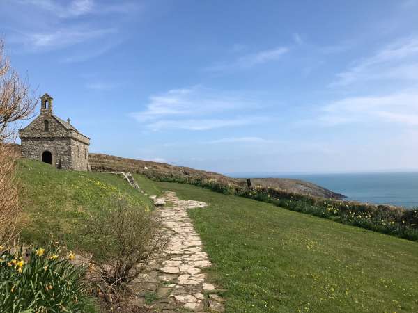 Tick tock. St Non's Chapel.