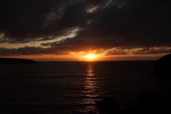 Tick tock. Watching the sun do down. Pembrokeshire.