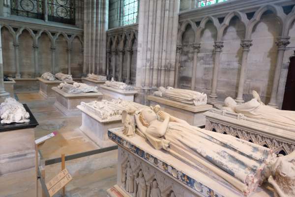 April in Paris: Graves in the Basilica of Saint-Denis.