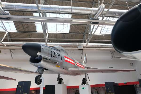 April in Paris: North American F86 Sabre.