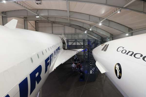 April in Paris: The two Concordes side by side.