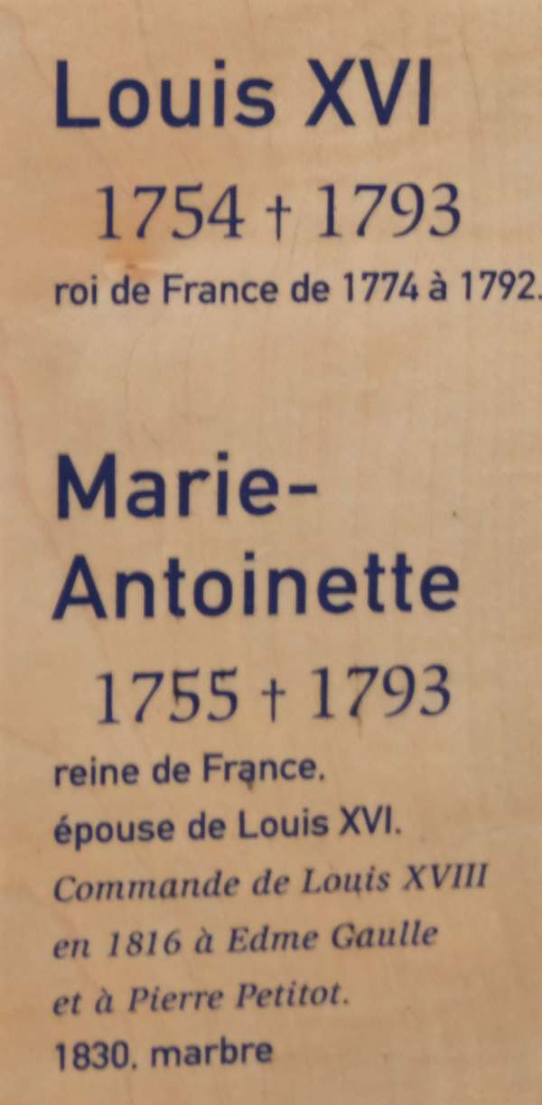 April in Paris: Gravestone of Marie-Antoinette in the Basilica of Saint-Denis.