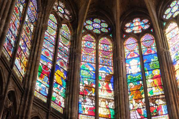 April in Paris: The Basilique de St Denis. One place we must go back to another day.