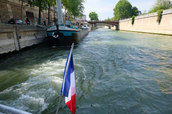 A boat ride on the Seine. Three lovely days - our April in Paris.
