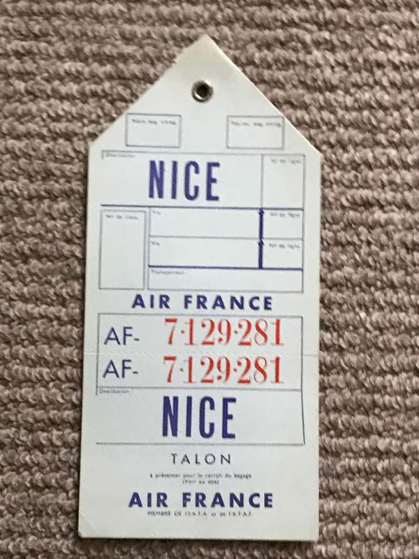 Tie on Baggage Labels: