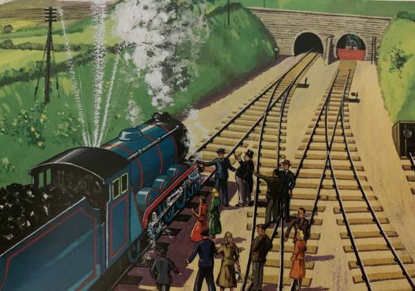 Gordon broken down by Henry's Tunnel.