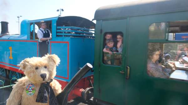 No, I 'm not riding shotgun... It's the handle of a barrow! Big Jay, Little Jay and Jasmine going for a ride.