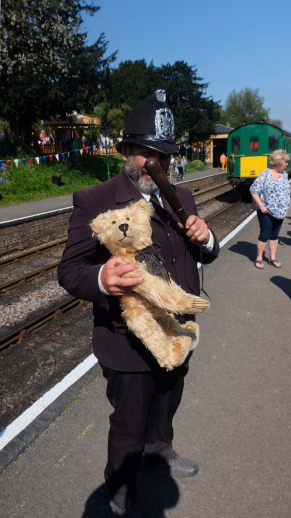 Bleedin cheek … Watch it, PC Plod.