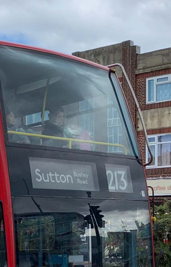 Nowadays all double deckers have protective front bars to bash the branches out of the way. Had a few big bashes by the look of it.