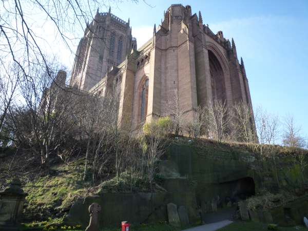 Liverpool's Anglican Cathedral. Largest in the UK. Fifth largest in the world.